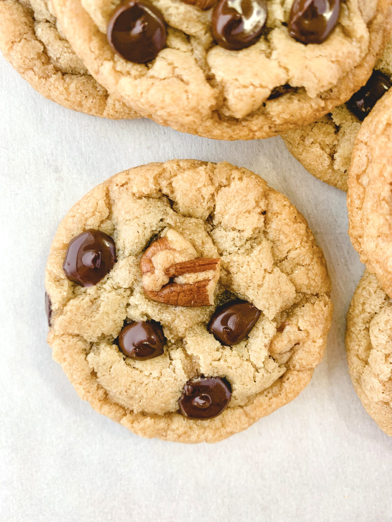 Vegan Brown Butter Chocolate Chip Cookies (Gluten Free and Lower Sugar