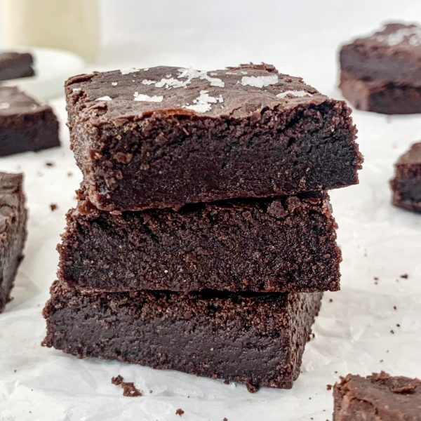 Perfect Fudgy Vegan Brownies (Gluten Free and Sugar Free options