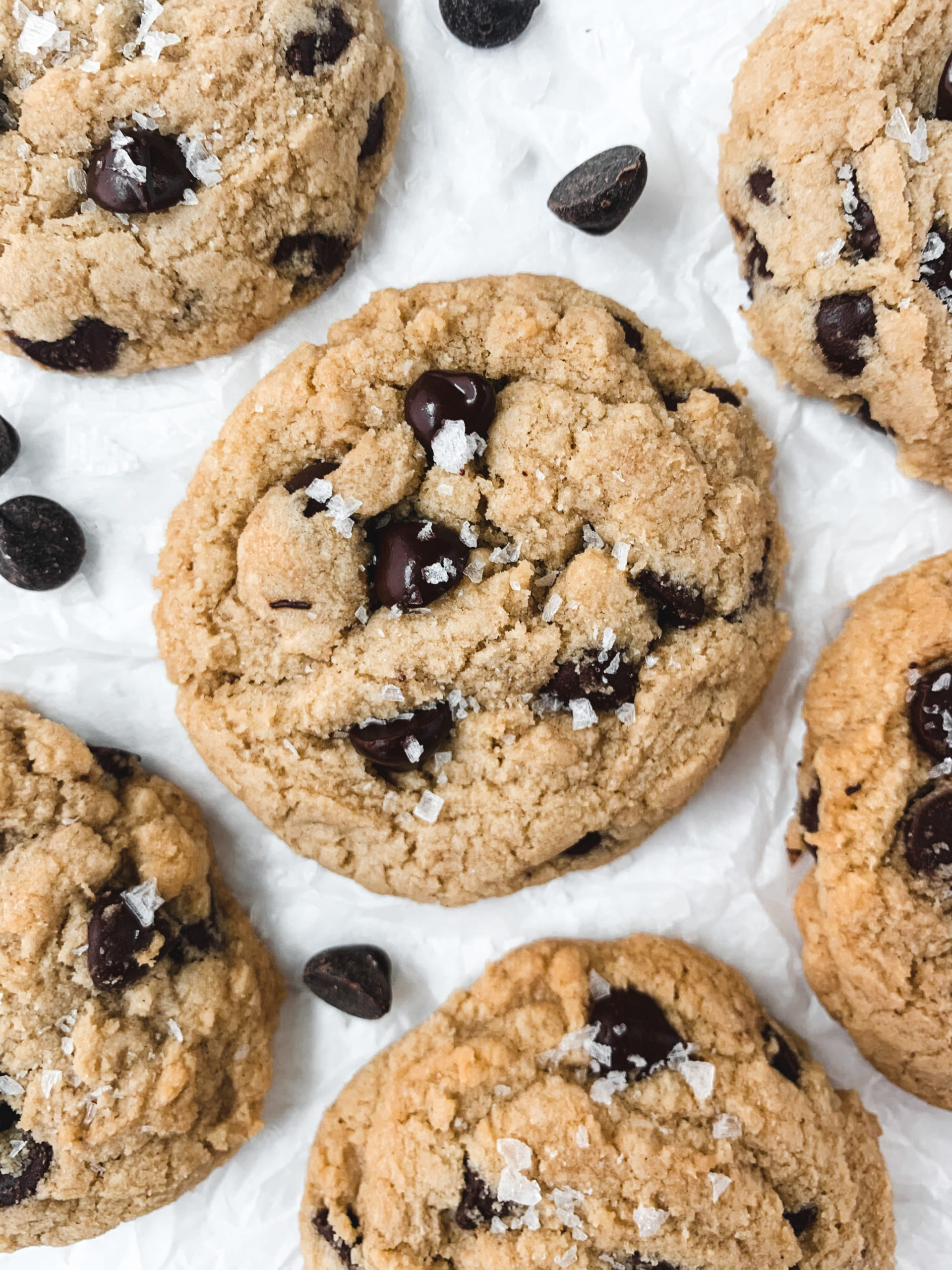 No Chill Vegan Chocolate Chip Cookies (gluten Free And Lower Sugar 